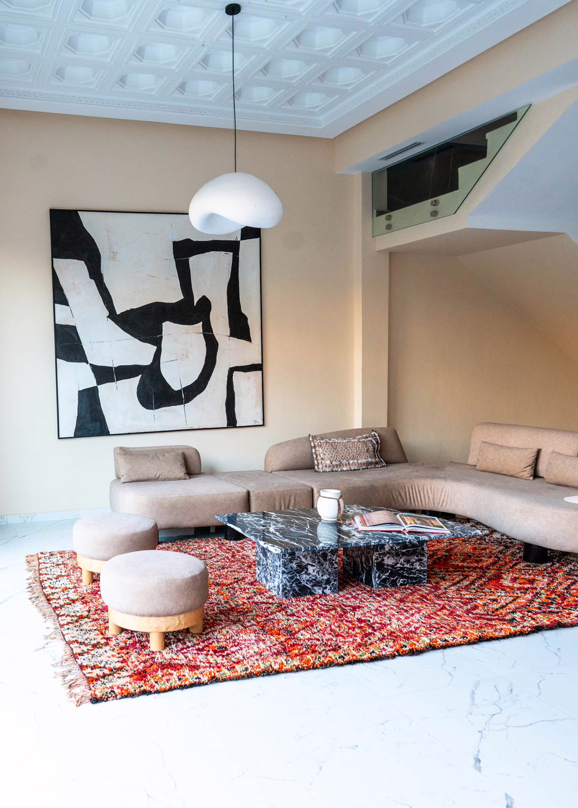 Marokkolainen Marmoucha vintagematto MADesign 2025