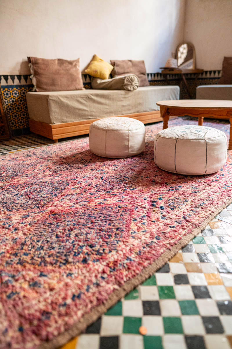 Marokkolainen matto Beni M'Guild vintage MADesign 2025