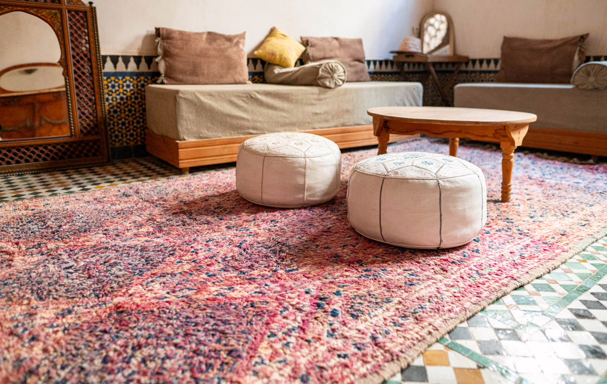 Marokkolainen matto Beni M'Guild vintage MADesign 2025