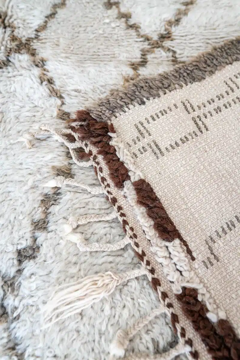 Aito Marokkolainen Beni Ouarain vintage villamatto