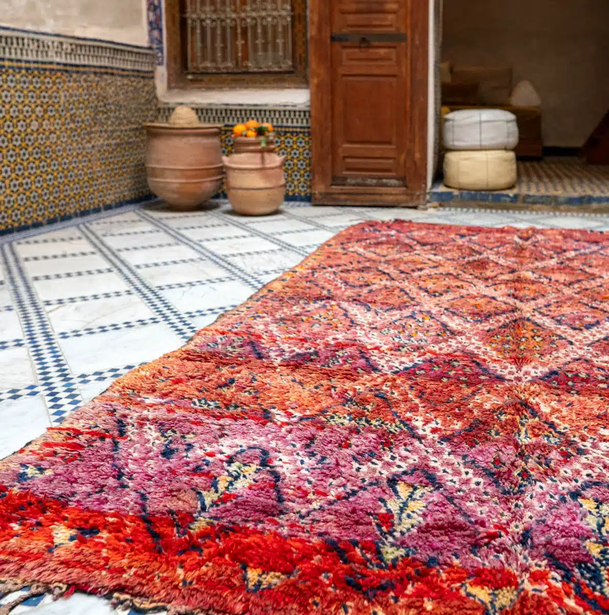 Marokkolainen vintage Berbermatto Azilal MADesign 2025