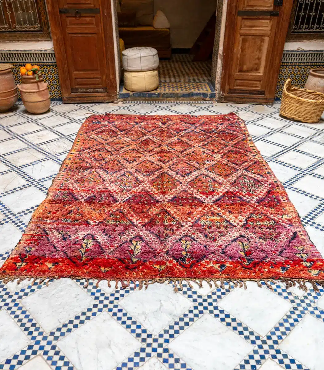 Marokkolainen vintage Berbermatto Beni M'Guild MADesign 2025