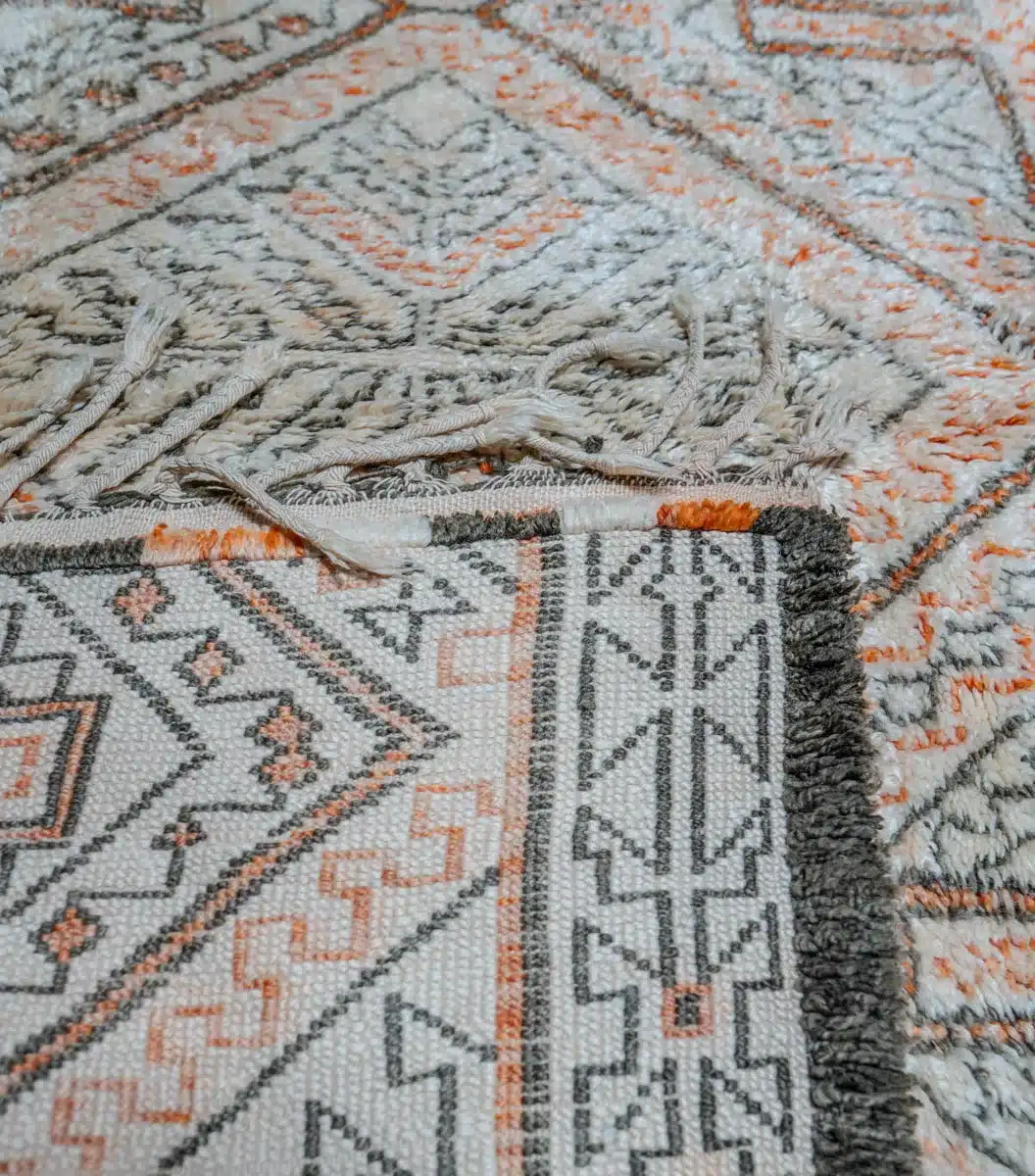 Aito Marokkolainen Beni Ouarain vintage villamatto