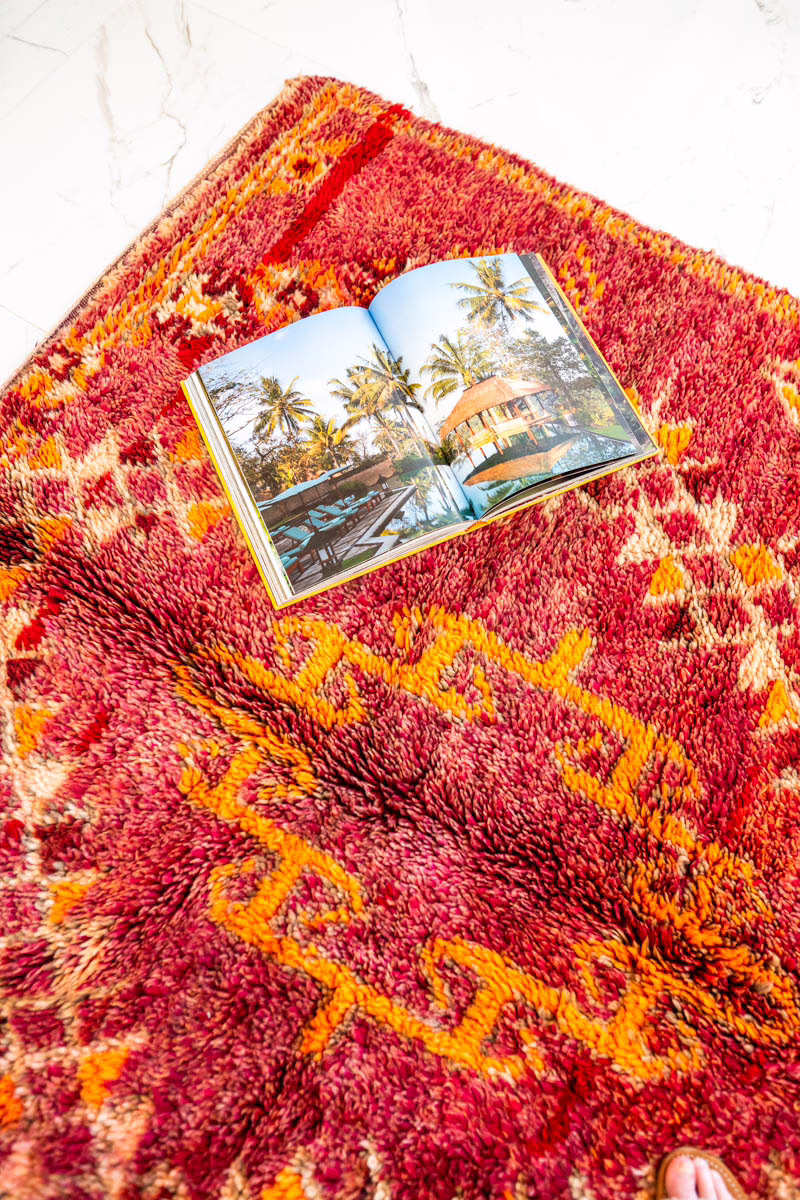 Vintage Berber matto Talsint Marokko 2025