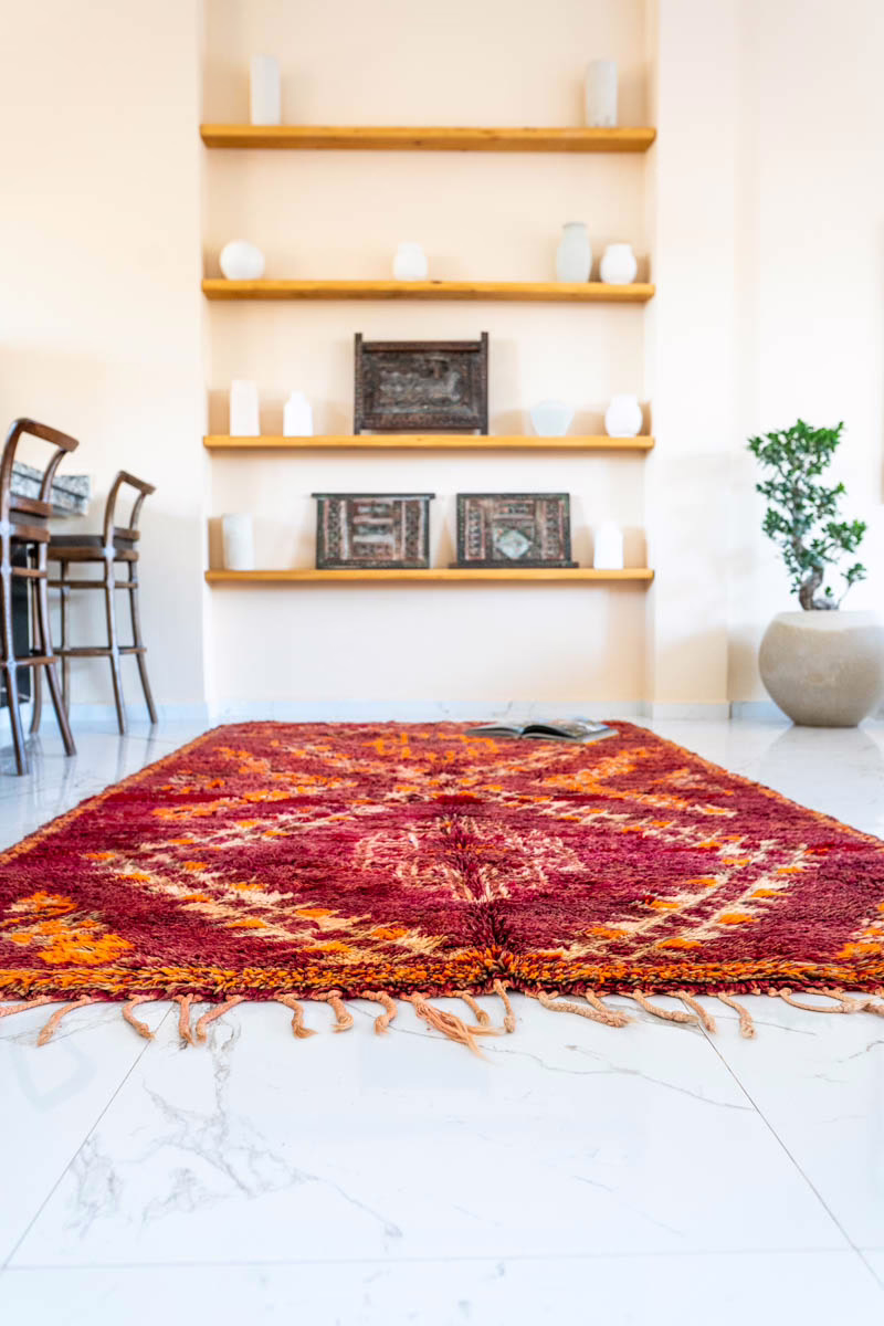 Vintage Berber matto Talsint Marokko 2025