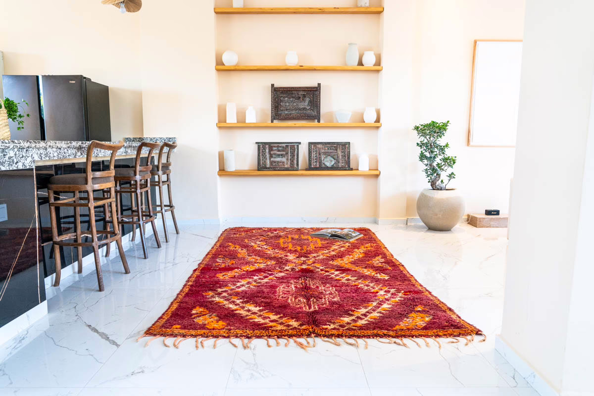 Vintage Berber matto Talsint Marokko 2025