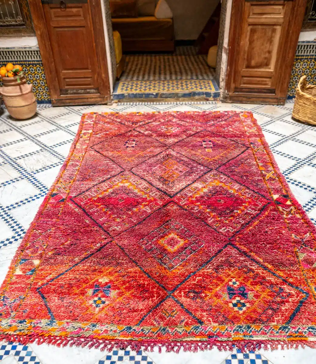 Marokkolainen vintage Berbermatto Beni M'Guild MADesign 2025