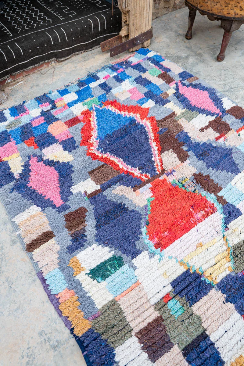 Marokkolaismatto Boucherouite Vintage Paimentolaismatto MADesign 2025