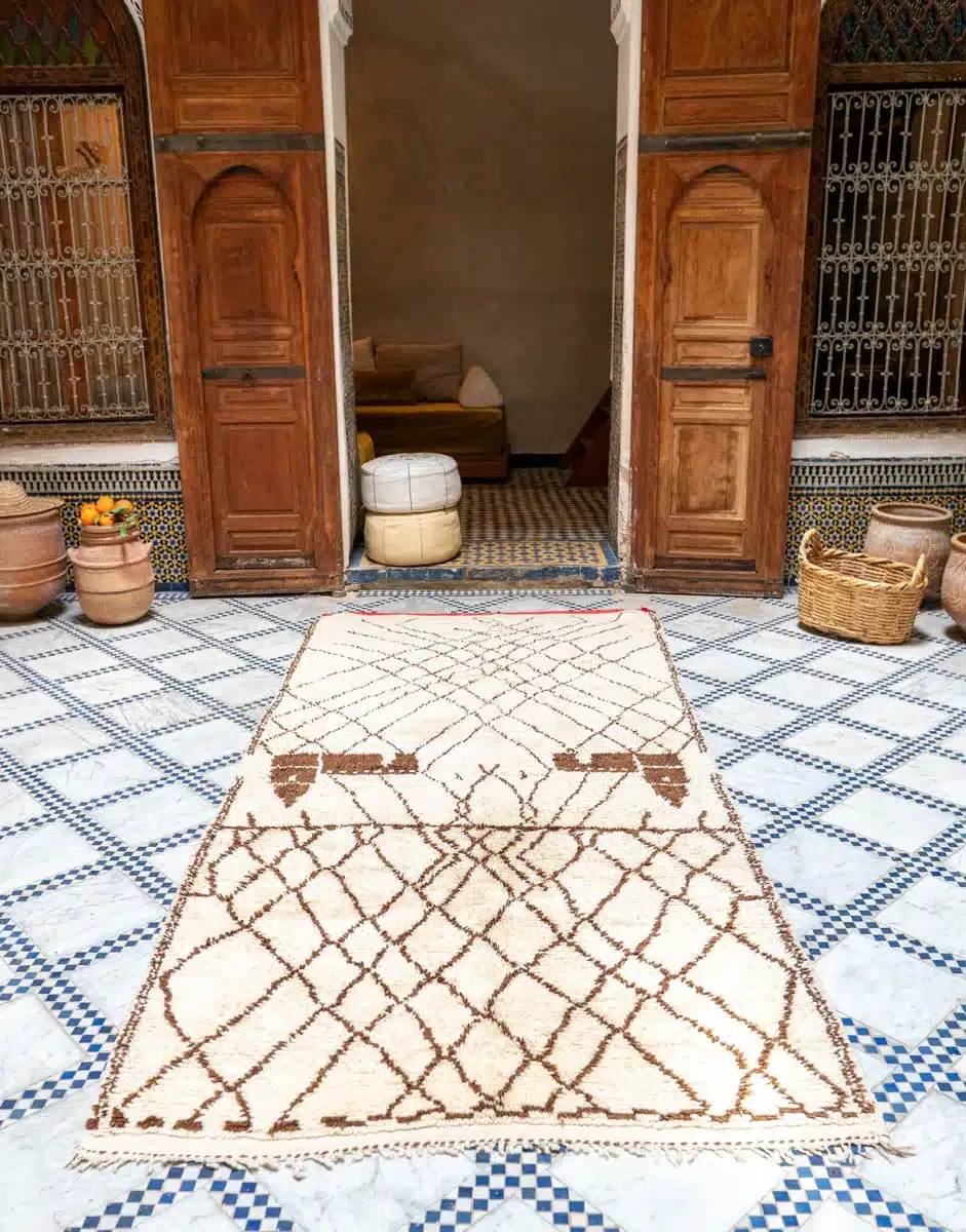 Marokkolaismatto Azilal Vintage Paimentolaismatto MADesign 2025