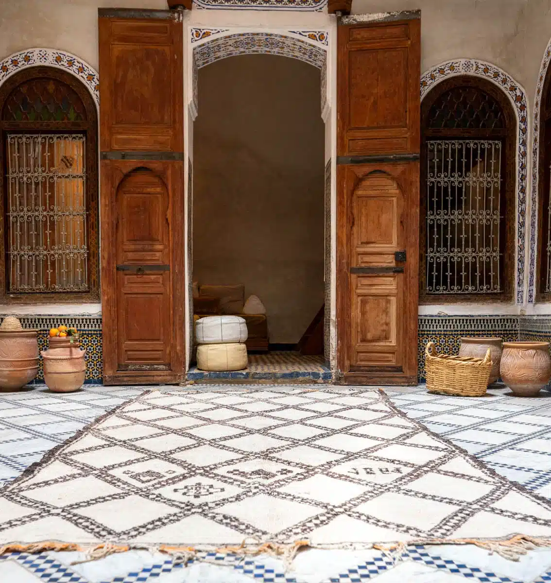 Marokkolaismatto Beni Ouarain Vintage Paimentolaismatto MADesign 2025