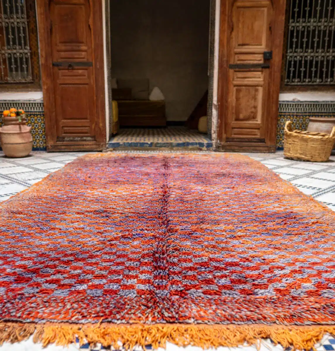 Marokkolaismatto Azilal Vintage Paimentolaismatto MADesign 2025