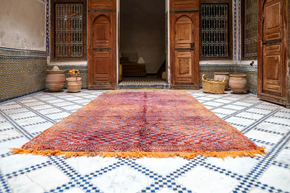 Marokkolaismatto Azilal Vintage Paimentolaismatto MADesign 2025