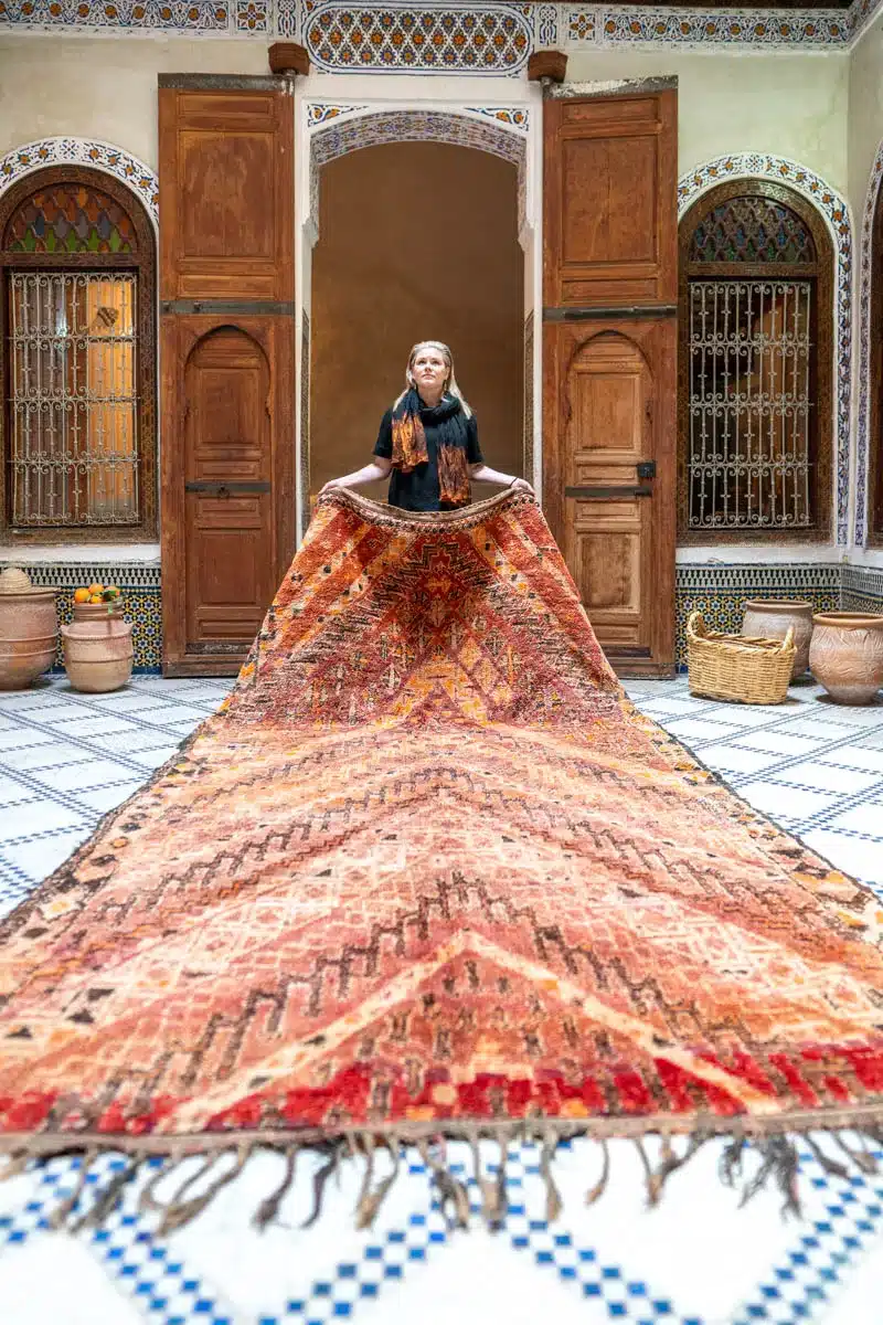 Marokkolaismatto Beni M'Guild Vintage Paimentolaismatto MADesign 2025