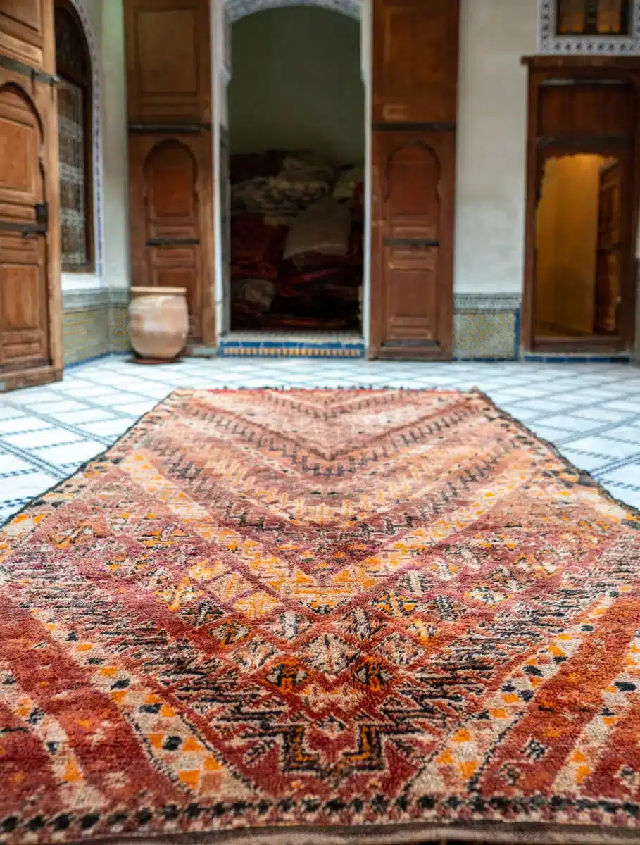 Marokkolaismatto Beni M'Guild Vintage Paimentolaismatto MADesign 2025