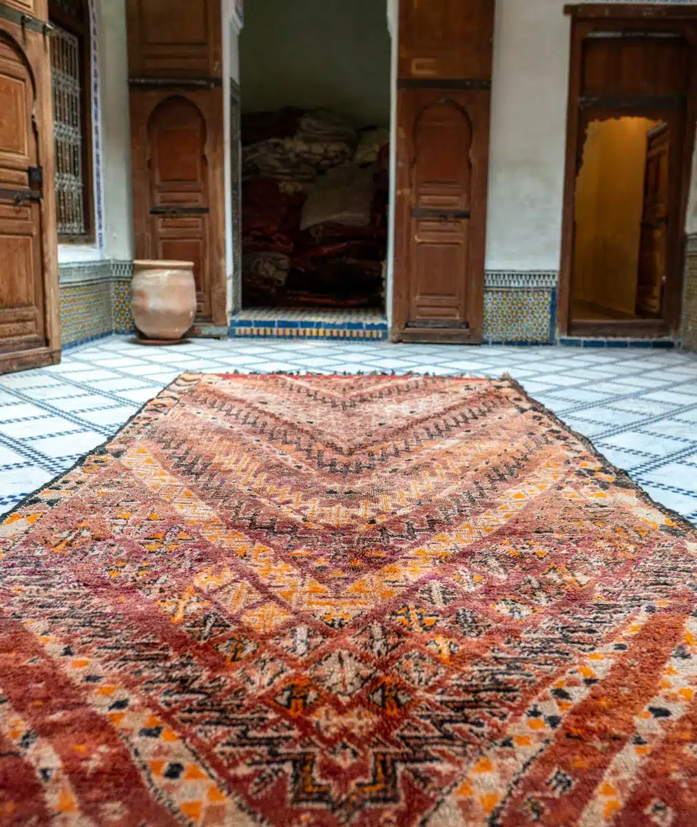 Marokkolaismatto Beni M'Guild Vintage Paimentolaismatto MADesign 2025