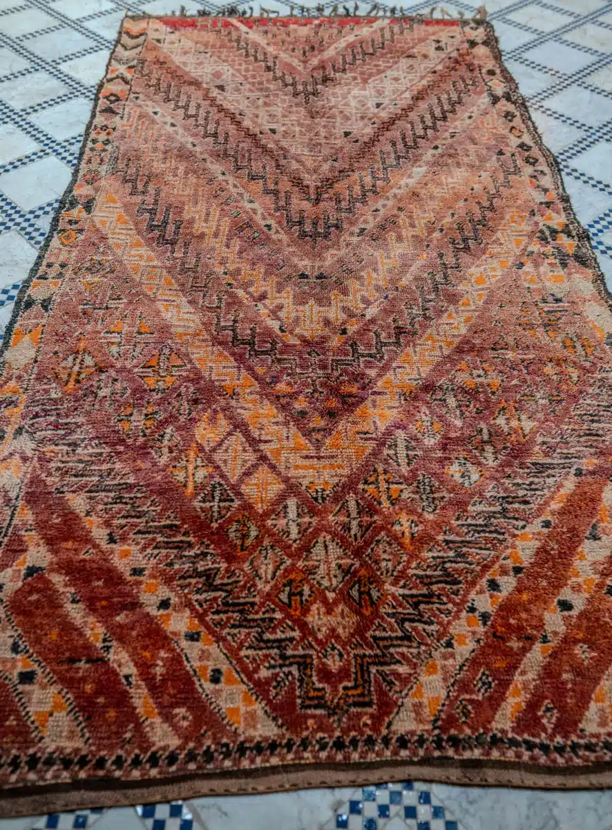 Marokkolaismatto Beni M'Guild Vintage Paimentolaismatto MADesign 2025