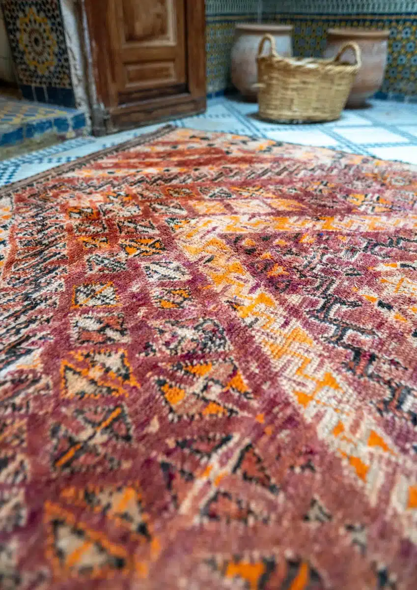 Marokkolaismatto Beni M'Guild Vintage Paimentolaismatto MADesign 2025